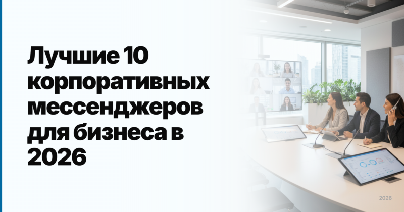 Лучшие 10 корпоративных мессенджеров для бизнеса в 2026 году